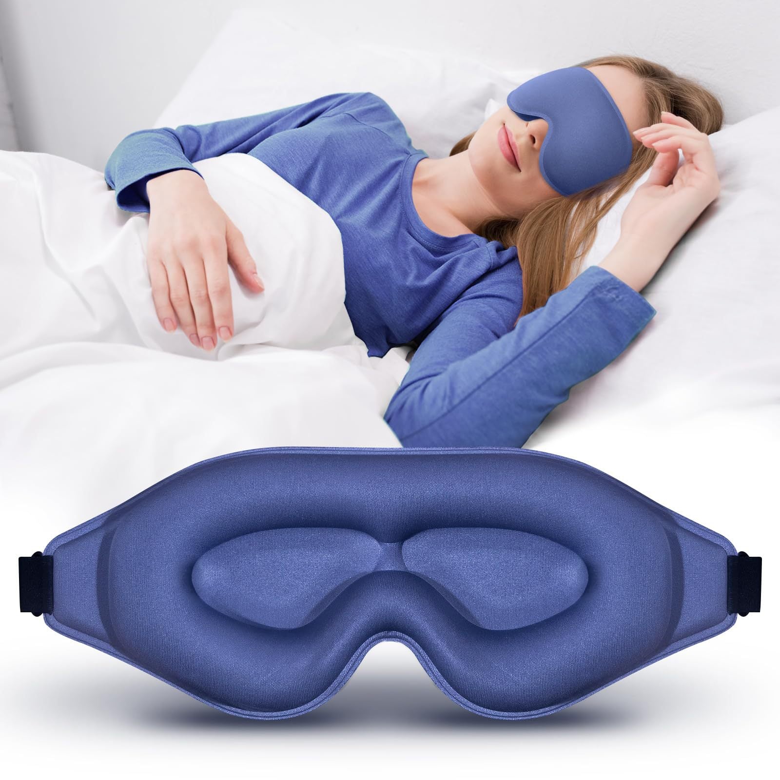 3D Breathable Blackout Eye Mask for Sleep
