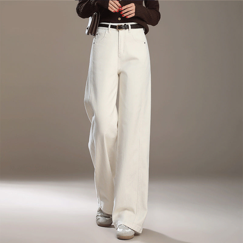 Blanche Élégance Trousers