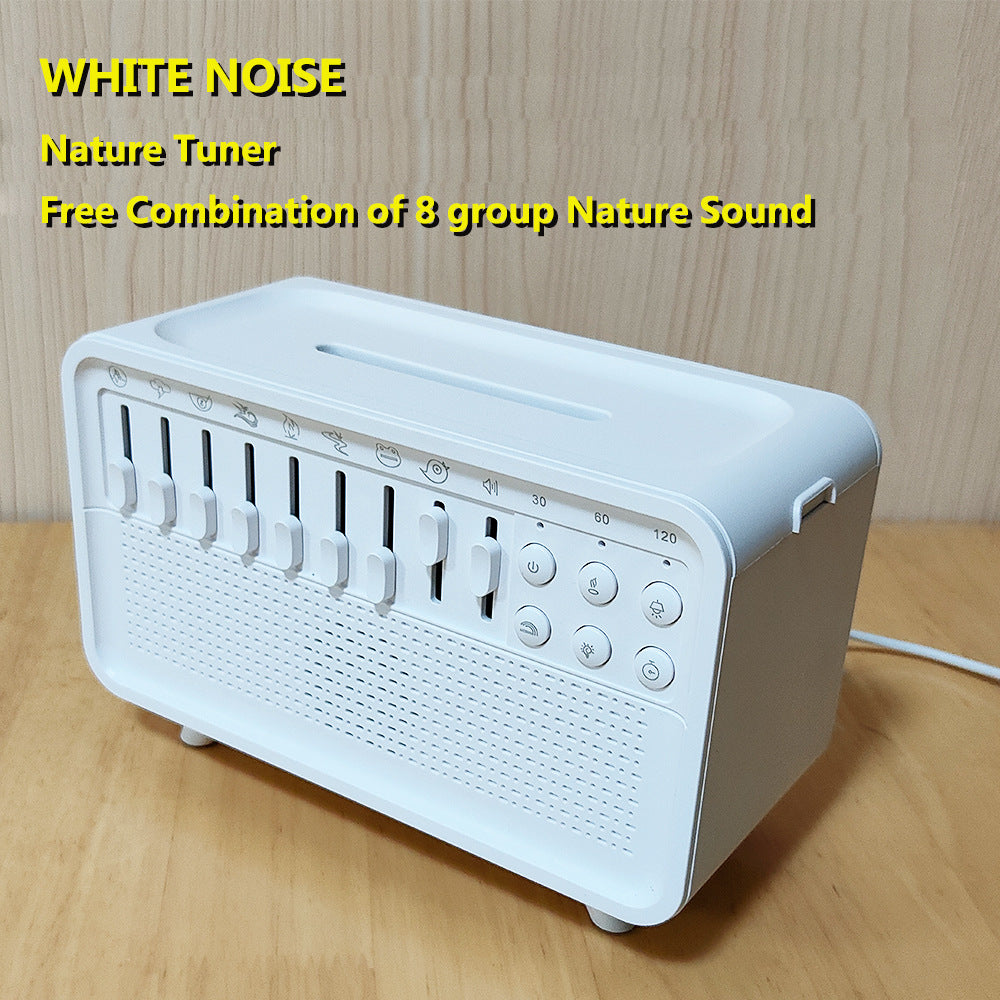 Humidifier, night light, sleep aid, white noise machine