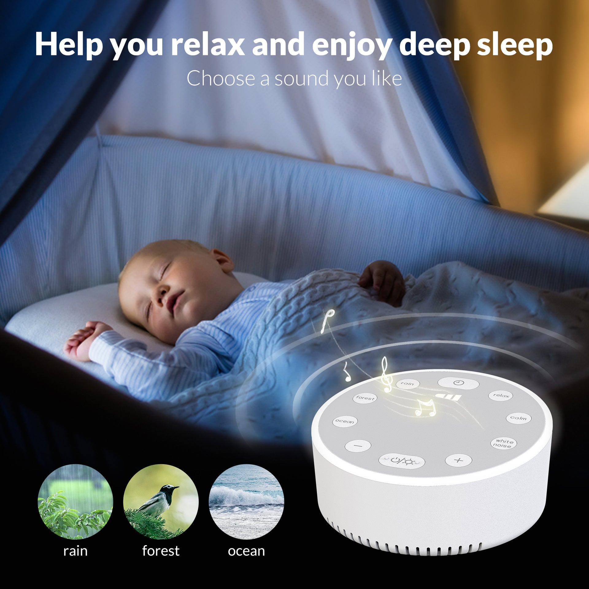 White noise sleep machine