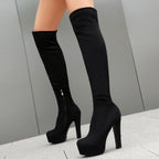 Valencia Noir Platform Boots