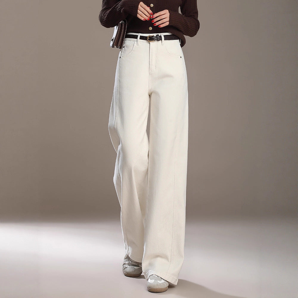 Blanche Élégance Trousers