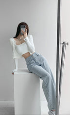 Aurélia High-Waist Classic Denim