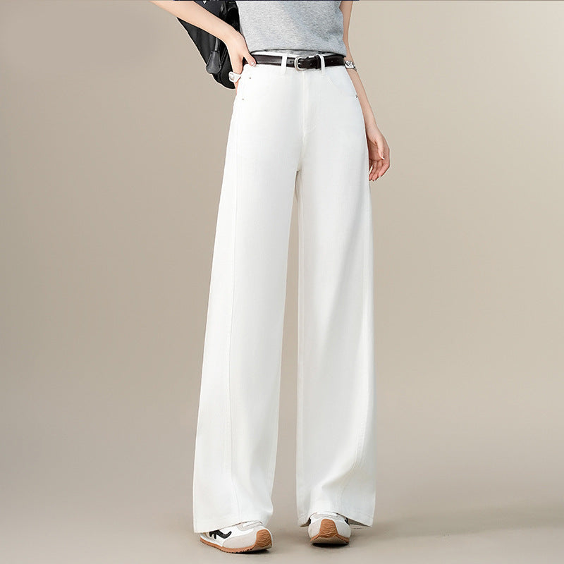 Blanche Élégance Trousers