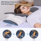 Butterfly-shaped sleep memory pillow