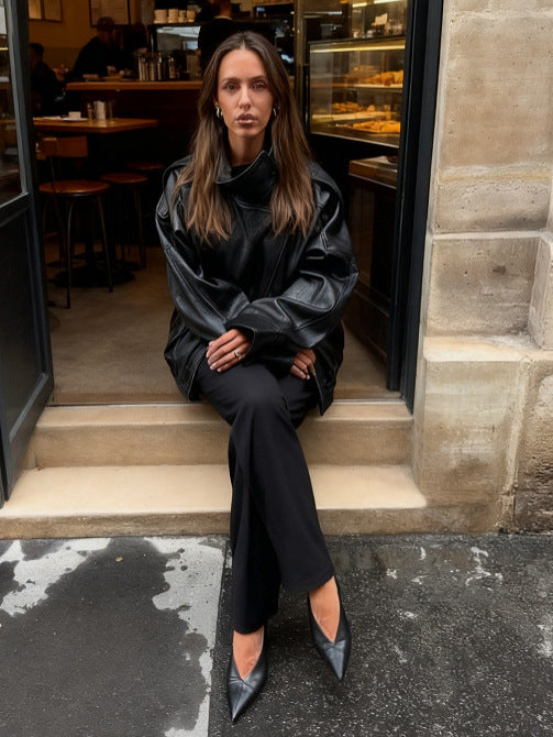 Éclipse Noir Leather Jacket