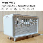 Humidifier, night light, sleep aid, white noise machine