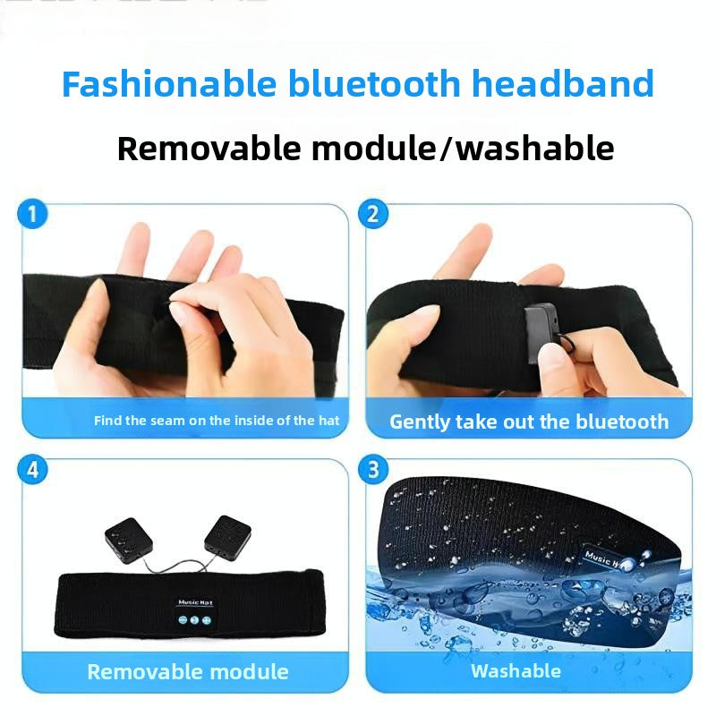 Bluetooth Music Sleep Eye Mask Sports Headband